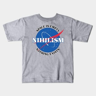 Nihilist / Nasa Meme Parody Design Kids T-Shirt